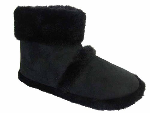 mens fluffy slipper boots